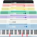 The ONE Smart Keyboard COLOR 61 Keys Piano Keyboard, Music Keyboard with 256 Timbres, 64 Polyphony, 2 Speakers, Built-in LED Lights and Free Apps (Blue)