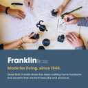 2 x Franklin Brass (1-Pack)  Matte Black Cabinet Handles, 4 Inch Hole Center, Pulls for Drawers, Kitchen Cabinet Door, Dressers | Lombard