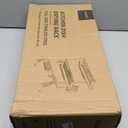 Over The Sink Dish Drainer Drying Rack 3 Tier, Full Stainless Steel Dish Drying Rack Adjustable Length 20.9''-37.4'', Kitchen Sink Shelf, Organized Space-Saving Dish Rack (3 Tier with Flat Grid, Silver)