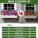 Homsunny Artificial Flowers for Outdoor, Fake Silk Flowers UV Resistant, Realistic Faux Plants Flowers for Front Door Porch Planter Patio Yard Garden Spring Decor