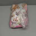 Luciphia 1 Pack 3 Blankets Super Soft Fluffy Premium Fleece Pet Blanket Flannel Throw for Dog Puppy Cat Paw Brown/Pink/White Small(23x16 inch)