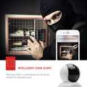 2 x XM Wireless IP Security Camera Indoor Surveillance Camera Smart WiFi Home Camera for Baby/Pet/Nanny with Motion Detection 2-Way Audio Night Vision Cloud-Storage & TF Cardslot iOS/Android