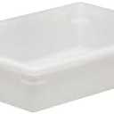 Cambro 18266P148, 8.75 Gal White Polycarbonate Food Storage Boxes, White (78575)
