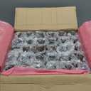 Lallisa 30 Pcs 4.9 Inches Small Glass Bud Vases Bulk Mini Flower Vases for Centerpieces Decorative Glass Bottles Vintage Rustic Decoration for Wedding Dining Table Home Decor