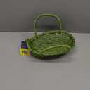 Hand Woven Waterproof Wine Bottle Basket, Red (Red)