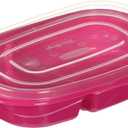 Rubbermaid TakeAlongs Sandwich Food Storage Containers, 3.7 Cup