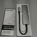 Hiearcool USB C Hub for MacBook  7-in-1 USBC Adapter with 4K HDMI, 100W PD, USB 3.0 5Gbps Ports, SD/TF Card Reader  USB-C Dongle for Office, Meetings, Travel & Home Setup-Space Grey