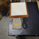 Magnet Game, Board Games for Adults and Kids with Storage Board, Magnetic Games with Stones, Magnetic Chess for Family Game Night, 24 Players