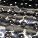 WELTRXE Non Slip Bathtub Mat 35 x 16 Inches Pebbles Shower Mats with Suction Cups, Drain Holes for Bathroom Showers, Tub, Machine Washable Bathroom Mats BPA, Latex Free Safe Tub Mats - Black