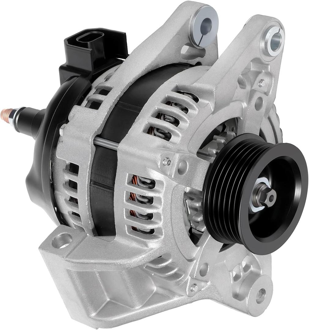 SCITOO Alternator Fits for Cadillac DTS V8 4.6L 06-10, for Buick Lucerne V8 4.6L 06-10 - 12V 150Amp High-output CW 6-Groove Pulley, Replace OE 11178 20843302 25755840 104210-4370 104210-5990