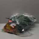 Mini Christmas Tree, 24"/60cm Tabletop Artificial Christmas Tree with Ornaments & LED String Lights, Small Desktop Xmas Tree with Tree Skirt for Room and Office (1ft 11in, Green)