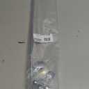 Westbrass D105KFHX-26 5/8" x 3/8" OD x 20" Flat Head Riser Supply Line Kit with Cross Handle Angle Supply Shut Off Valve for Toilet, Polished Chrome