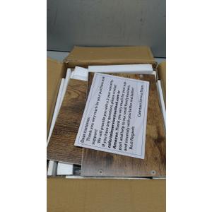 Tall End Table with Charging Station, Narrow Nightstand with USB Ports and Outlets, 3-Tier Small Bedside Table with Storage Shelves for Living Room, Bedroom, Hallway, Rustic Brown