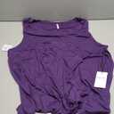 Women's Sleeveless V-Neck Flowy Blouse Tunic Top Soft Shirts, 5XL