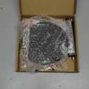 Shellwei Candy Cane Christmas Paper Towel Holder with Round Base Christmas Bathroom Decor Rustic Candy Cane Red Bow Dispenser Kitchen Paper Holder Stand for Countertop Toilet Home Accessories