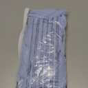 Allegra K Women's 3/4 Sleeve Sheer Mesh Shrug Open Front Cropped Bolero Cardigan X-Large Blue Light