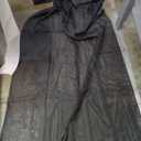 Black Curtains 41 x 93 
Grommet Window Drapes Semi Voile Modern Black Transparent Curtains for Bedroom 