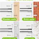 Closet Rod for Hanging Clothes, 54 to 64 Inches Adjustable Heavy Duty Closet Rod, Silver