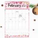 GuassLee Large Wall Calendar 2026-2027,24-Month Vertical Wall Calendar Runs from Jan. 2026 to Dec. 2027, 22"x15" Hanging Monthly Planner with Thick Paper Watercolor Design for Easy Organizing