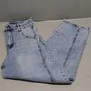 Utyful High Rise Barrel Jeans for Women - Blue Nashville Outfits Trouser Pants - Roadnight Blue Size Medium US 8 to 10