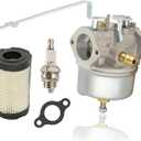 632615 Carburetor Compatible with Tecumseh 632615 632208 632589 H30 H35 Engines, with 35066 Air Filter+L7T Spark Plug
