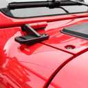 Black JL Light Mount, A-Pillar Cube Light Pods Cowl Mounting Brackets Compatible with Wrangler JL & Unlimited JL 2018-2024