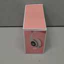 Cat Ear Kids Bluetooth Headphones for Girls Children Teens, LED Light Up Wireless/Wired Mode Foldable Stereo Girls Headphones with Built-in Mic for School Birthday Xmas Gift (Pink)