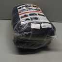 PetsHome Dog Car Seat for Medium Large Dogs, Detachable Washable Pet Booster Seat with Memory Foam Cushion, Side Pockets, 2 Clip-On Safety Leashes Pet Car Seat for Dog Up to 60 lbs/2 Small Dogs-Brown