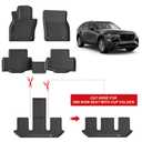 Auxko All Weather Floor Mats for Mazda CX-50 Hybrid 2025 2026 TPE Liners All Season Accessories Guard Odorless Anti-Slip Floor Liners for Mazda CX50 Hybrid