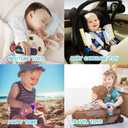 3 x YAPROMO Baby Teething Toys,2 Pcs TV Remote Control Shape Teether Toys,Food Grade Silicine Chew Toy (Deal Black)