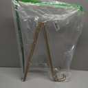 TR-LIFE 16 Inch Gold Metal Plate Stand (2 Pack) - Heavy Duty Display Stand for Extra-Large Plates, Frames, Platters and Art