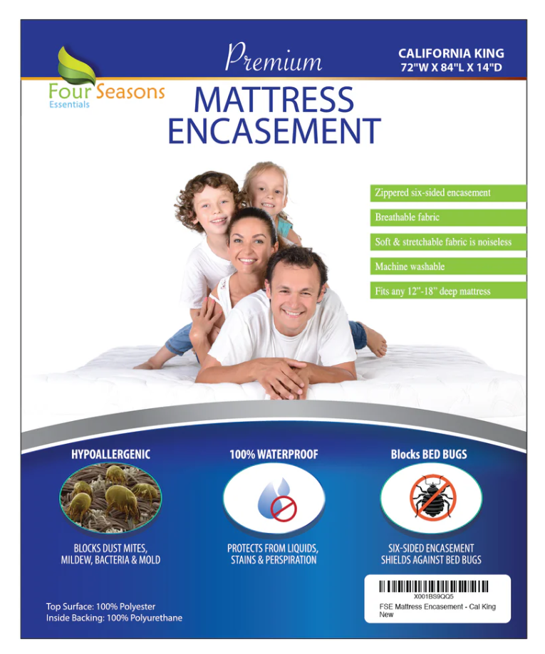 Premium Mattress Encasement, FULL 54" W X 75" L