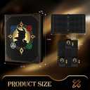 Trading Card Binder, Card Collection Binder 9 Pocket with 50 Removable Sleeves – 900-Pocket Compact 3-Ring Zipper Album, Durable Trading Card Holder for TCG/MTG Collectors (Grimoire)