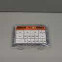 450PCS #8#10 Self Drilling Screws Self Tapping Screws for Metal, TEK Head Screws Assortment Kit Set, 410 Stainless Steel Sheet Metal Screws 2 Type Head(Hex/Round), Length 1/2" to 2"