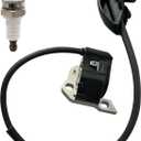 Ignition Coil Module with Spark Plug for Ryobi BP42 RY08420A RY42WB Leaf Bower Replace 291424005