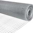 Hardware Cloth 1/4 inch Chicken Wire Fencing Double Hot-Dipped Galvanized After Welding Wire FenceDuty Rust Proof Fencing for Gardens, Poultry Animal Netting Cage Screen (1/4inch 36in x 100ft)