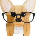 Dnoifne Cute Eyeglass Holder Display Stand, Fun Puppy Dog Glasses Holder Stand, Animal Eyeglass Retainers, Creative Sunglasses Display, Cute Animal Design Gifts, Home Office Decoration