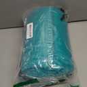 Nappler Small Shredded Memory Foam Pillow for Travel and Camping - Compressible Medium Firm Bed Pillow, Contoured Support, Breathable Cover, Machine Washable, Ideal Backpacking, Airplane and Car (White)