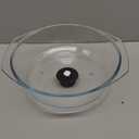 Bezrat Microwave Tall Glass Plate Cover | Splatter Guard Lid with Easy Grip Silicone Handle Knob | 100% Food Grade | BPA Free and Dishwasher Safe | 10 Inch (Black)