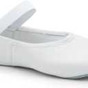 Capezio Womens Capezio Daisy Ballet Shoe (7.5 Wide, White)