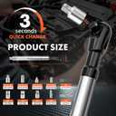 1/2" Offset Extension Wrench ImpactImpact Ratchet Extension | for Electric & Impact Tools High-Torque Socket Adapter with 3/8" & 1/4" Extensions for Tight Spaces