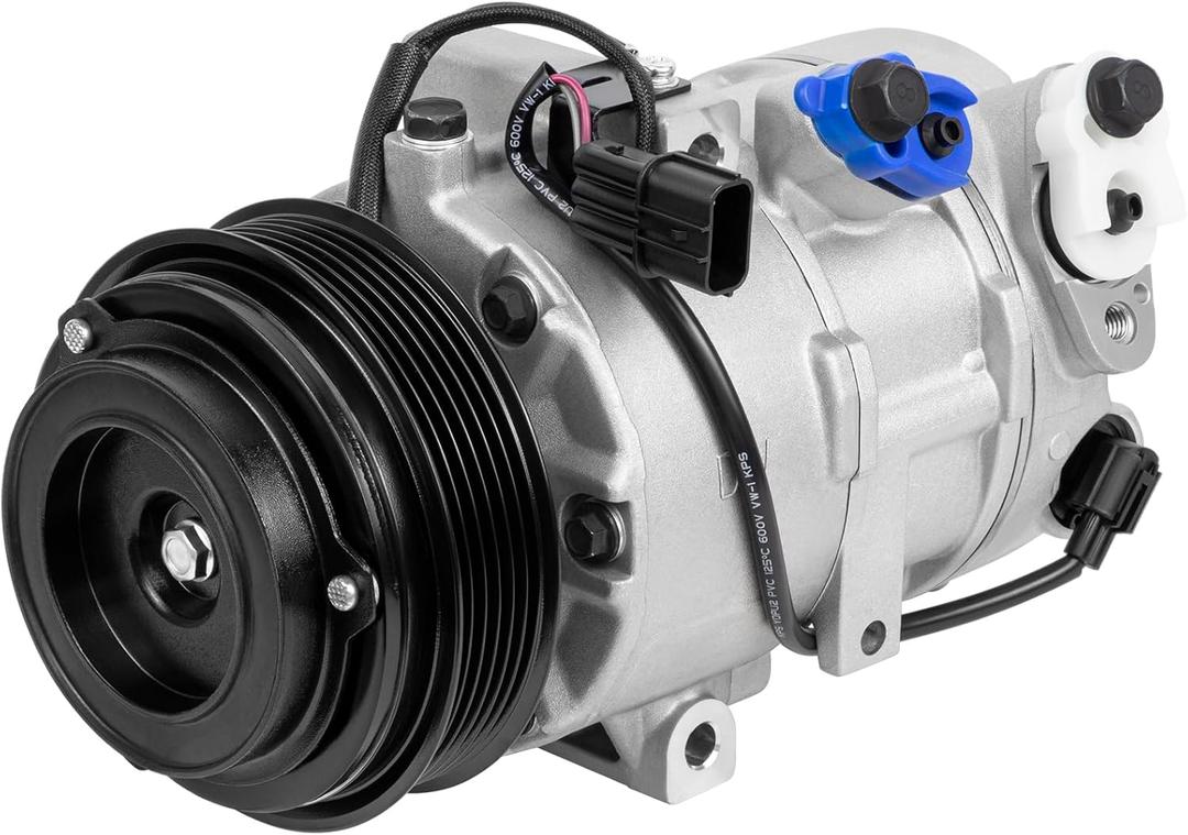 97701D3750 A/C Air Conditioner Compressor Assembly with Clutch Compatible with 2019 2020 2021 Hyundai Tucson 2.0L, Replace for 198374, CO11811C