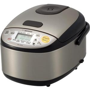 Zojirushi Micom 3-Cup Compact Size, Multiple Settings, Stainless Steel Made, Built-In Retractable Power Cord and Easy to Transport Rice Cooker and Warmer