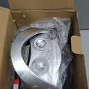 GiveBest Portable Electric Space Heater with Thermostat, 1500W/750W Safe and Quiet Ceramic Heater Fan, Heat Up 200 Square Feet for Office Room Desk Indoor Use, Silver