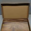 Large 16" Acacia Wood Riser Pedestal Stand Farmhouse Wood Display Riser for Kitchen and Bathroom Decor - Counter Display, Plant Stand, Jewelry Holder, Vanity Tray, Candle Stand (L:16" x 8" x 1.57")