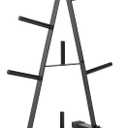 CAP Barbell Weight Plate Rack for 1-Inch Weight Plates (Black, Standard A-style 1" Plate Tree)