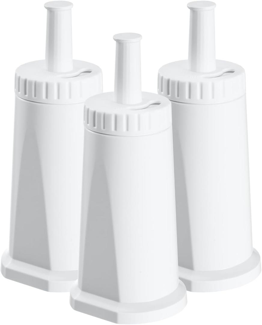 3 Pack Replacement Water Filter for Breville Espresso Machine Barista Pro BES878, Barista Touch Bes880, Oracle Touch BES990, Oracle BES980, Dual Boiler BES920 Bambino ClaroSwiss Sage, BES008WHT0NUC1