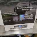 4CH Channel 360 AHD 10.36" Monitor Touch Screen Loop Recording Display Left and Right Electronic Side View Mirror BSD DVR Dash Backup Camera Side Blind Areas IR Waterproof for Truck