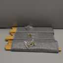 STARVAST 3 PCS Bamboo Laundry Hamper, X-Frame Laundry Basket, Laundry Hamper with Removable Bag, Foldable Laundry Basket for Household-Grey