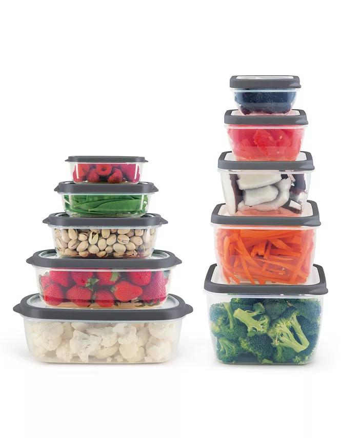 Art & Cook
20-Pc. Vented Plastic Food Storage Set